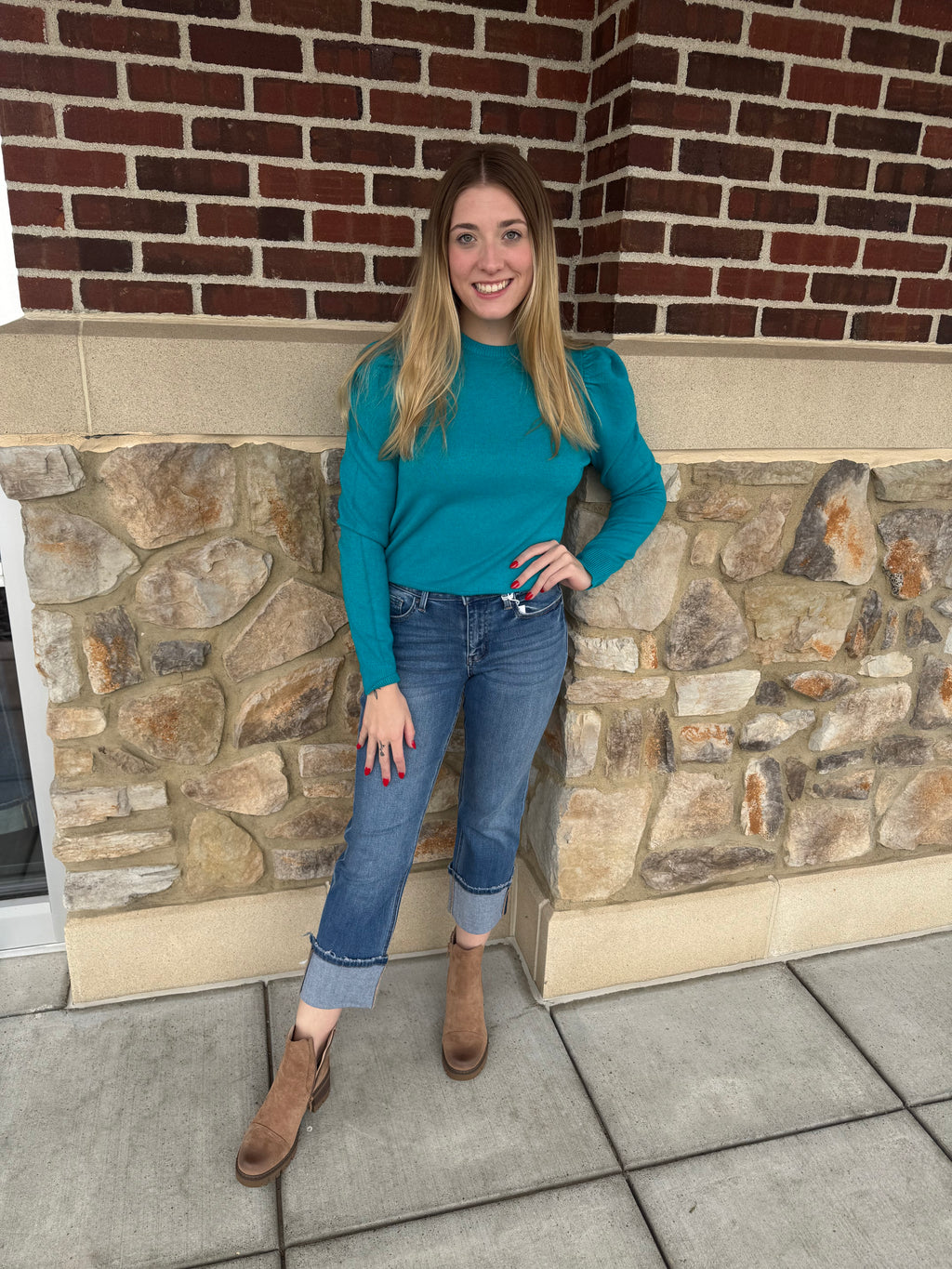 Puff Sleeve Cozy Sweater