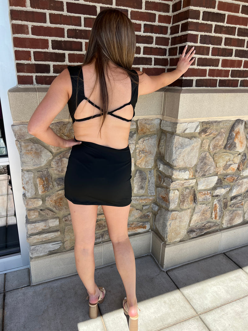 Little Black Dress Open Back