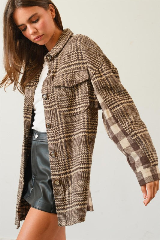 Mixed Prints Jacket