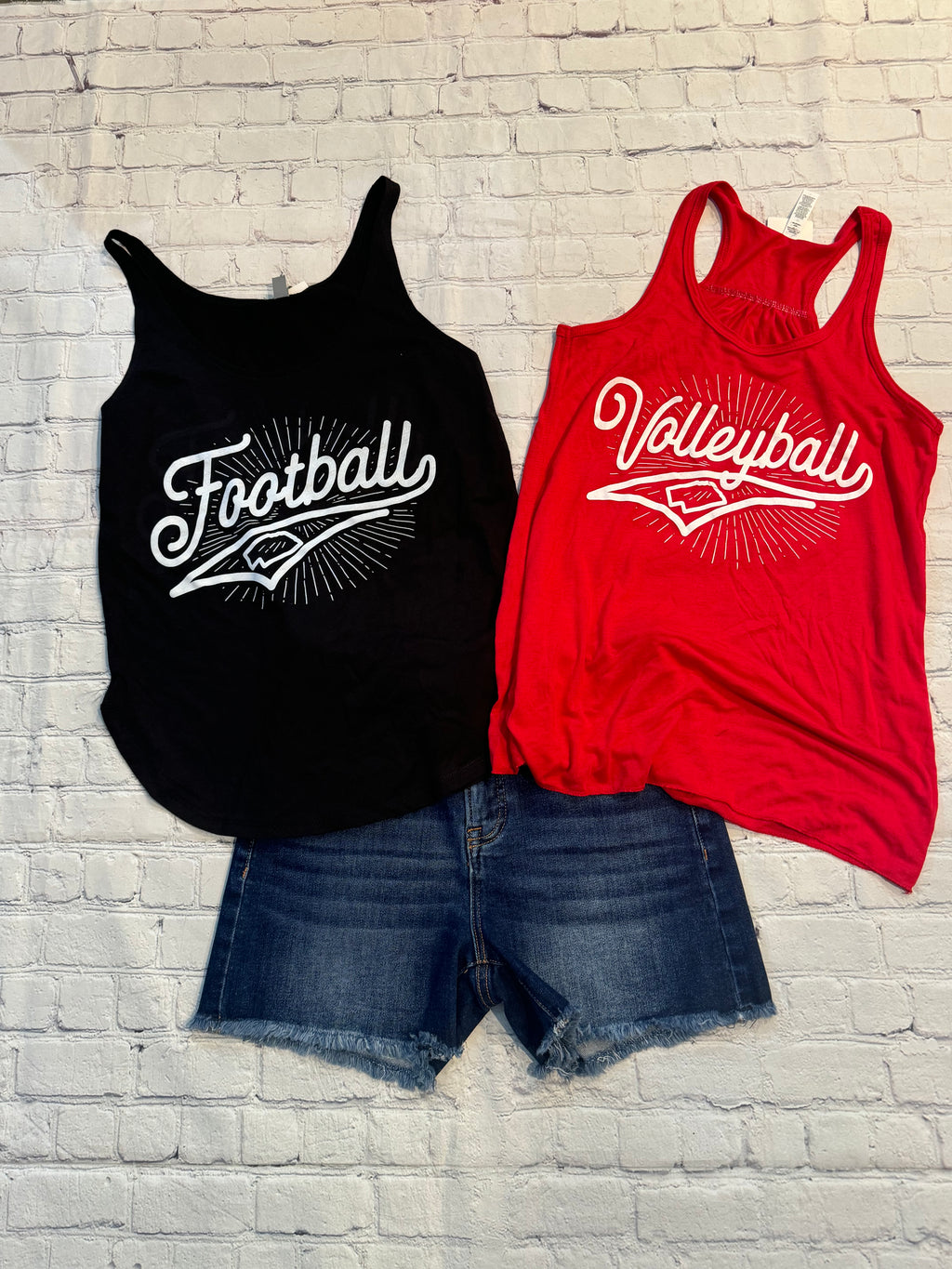 Volleyball Tank in Red