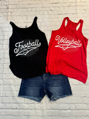 Volleyball Tank in Red