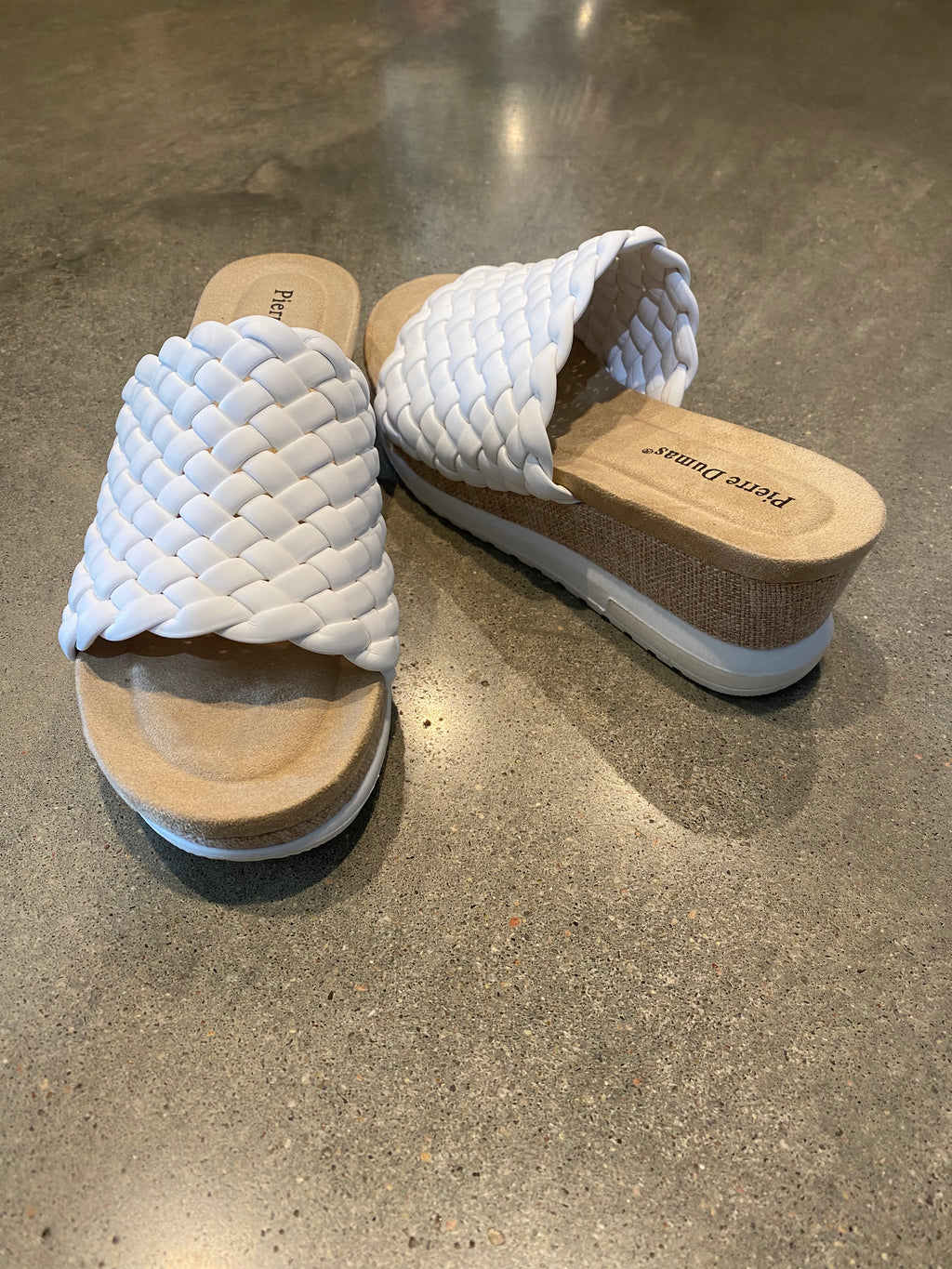 Basketweave Cork  Sandal