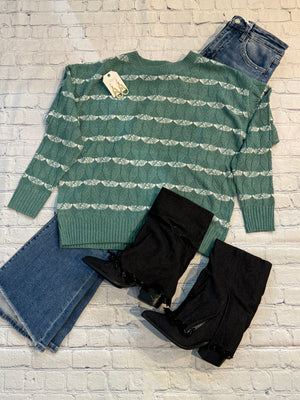 Stripe Cozy Sweater