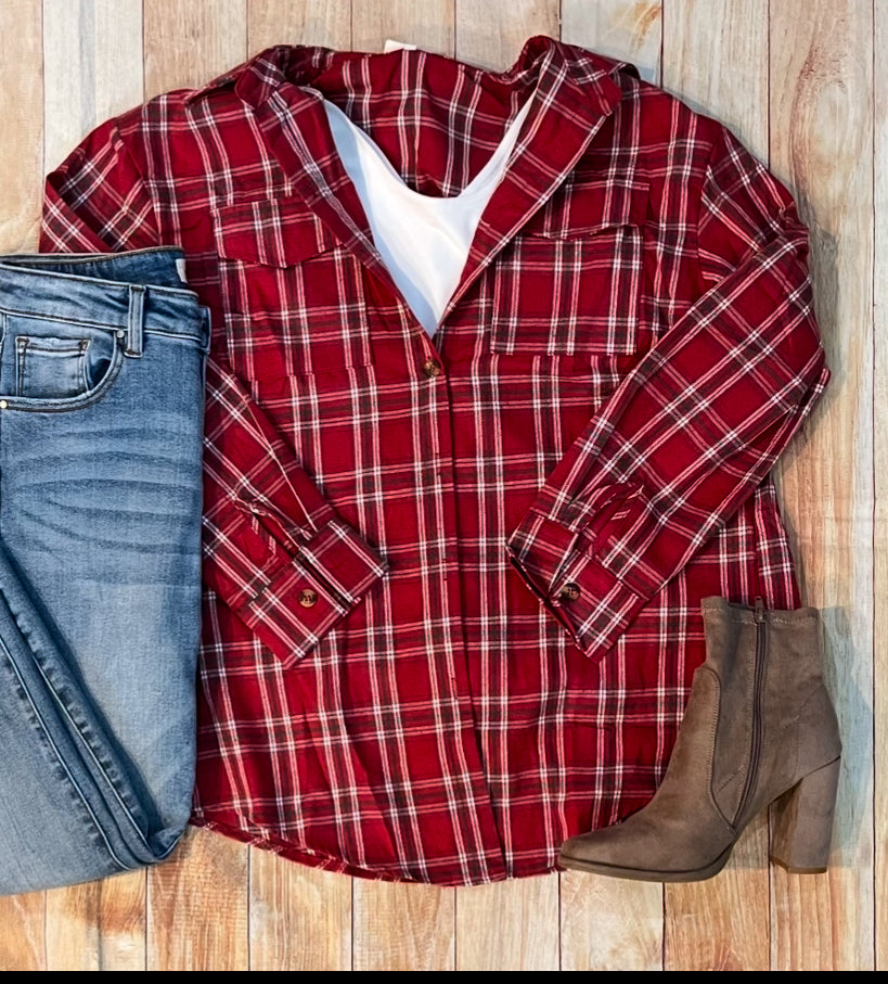 Oversized Plaid