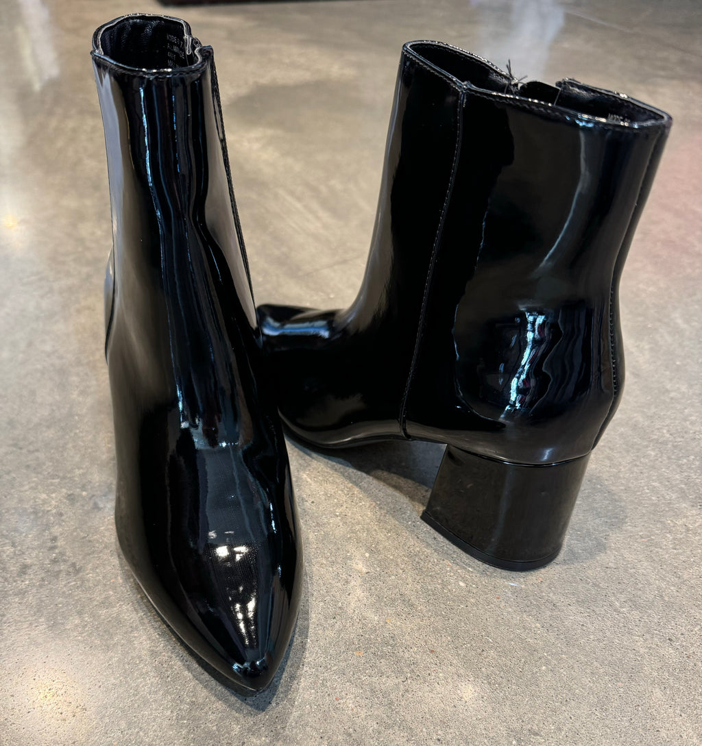 Patin Bootie with Chunky Heel