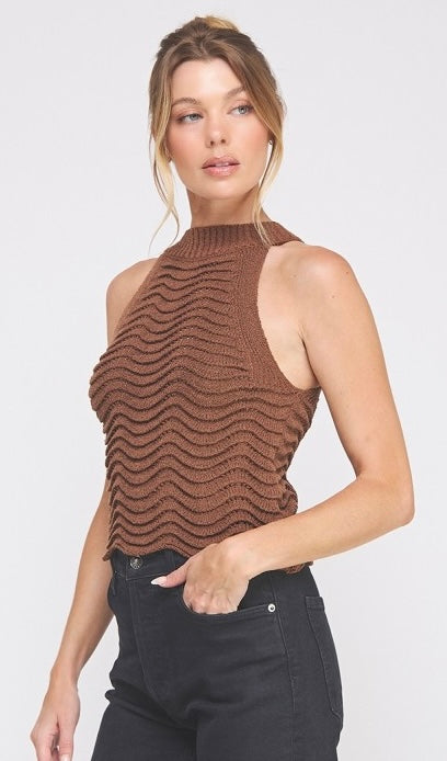 Scallop Sweater Tank