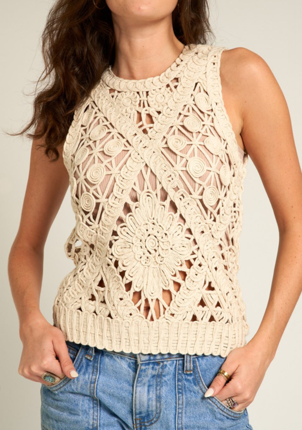 Crochet NaturalDetail Top
