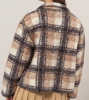 Plaid Boucle  Jacket