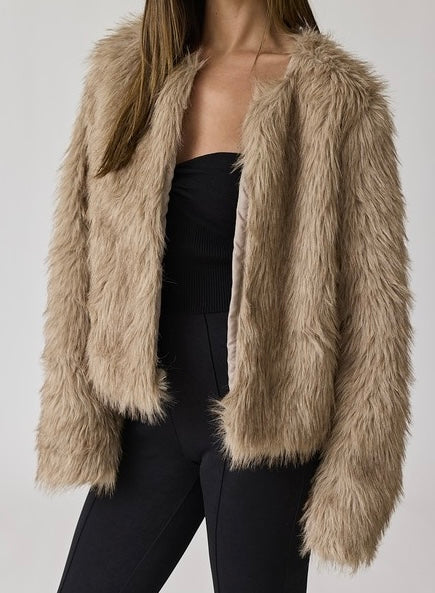 Faux Fur Jacket