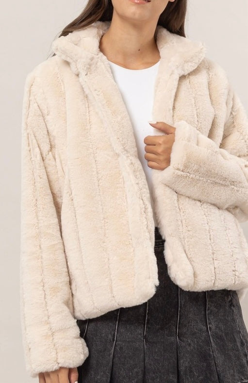 Faux Fur Dressy Jacket