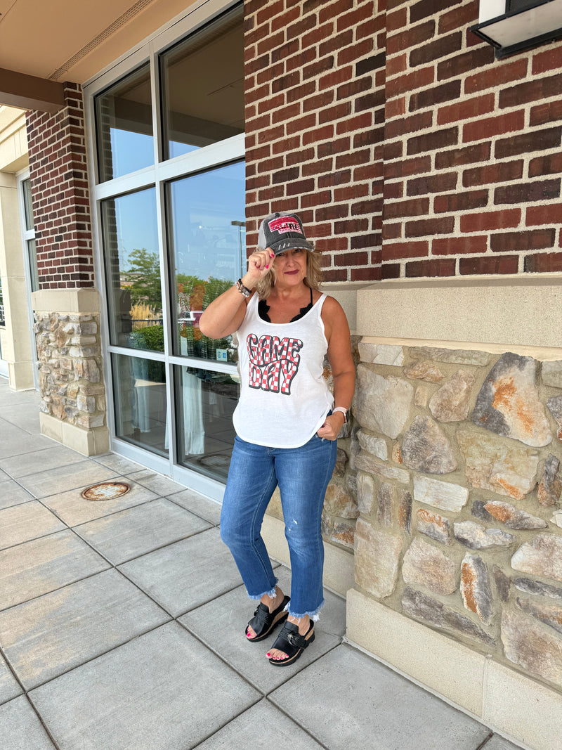 Checkered Game Day Tank