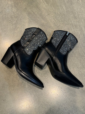 Bling Mid Cowboy Bootie