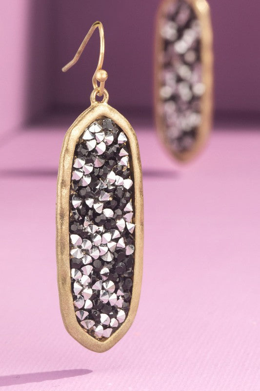 Black Bling  Earring