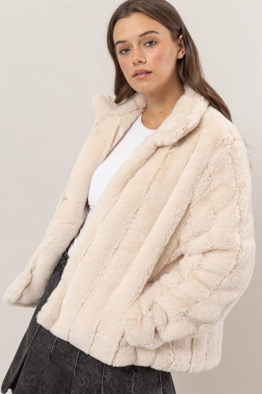 Faux Fur Dressy Jacket