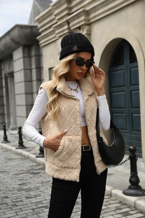 Faux Fur Fitted Vest