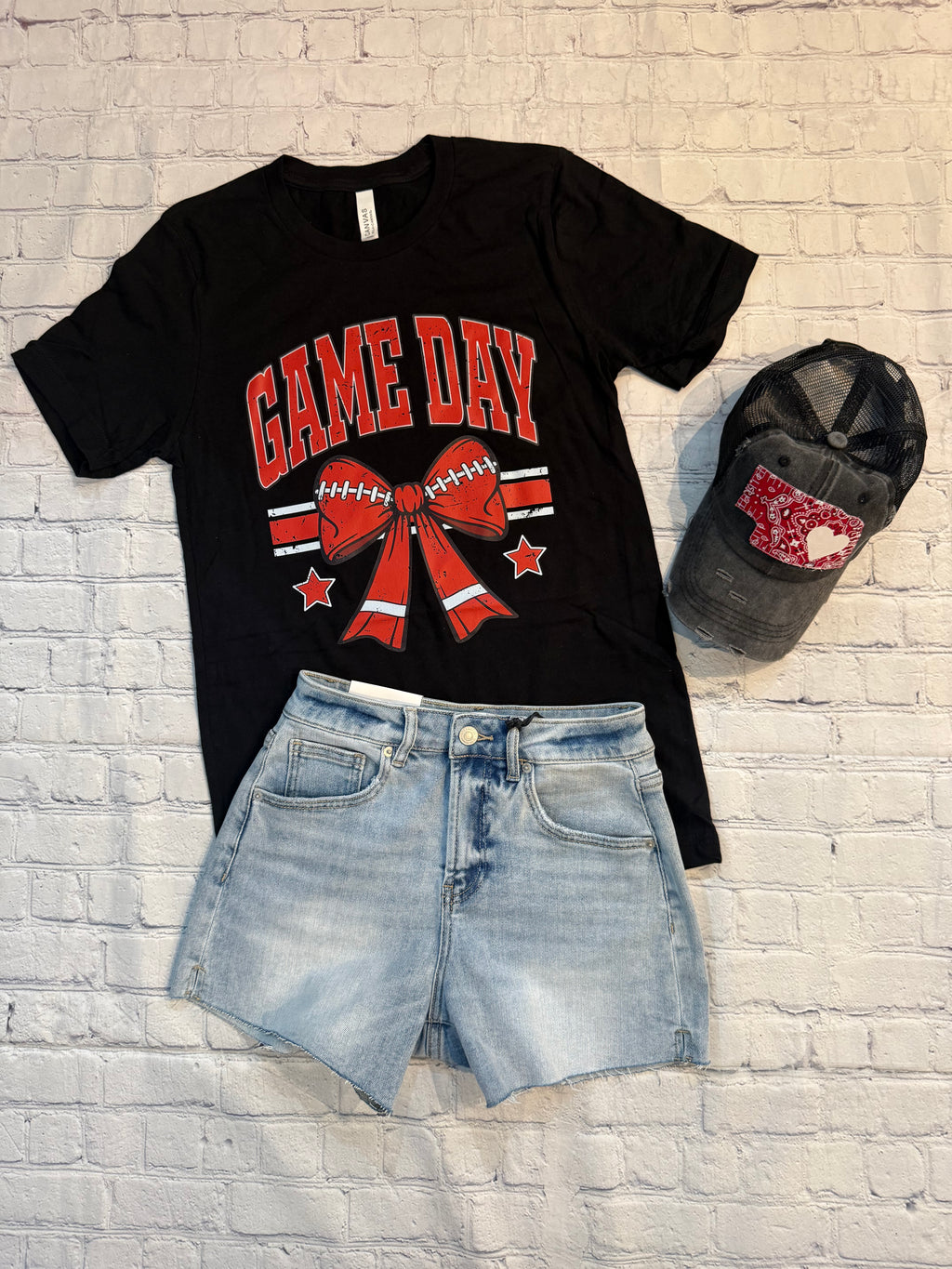 Bow & Laces Game Day T-shirt