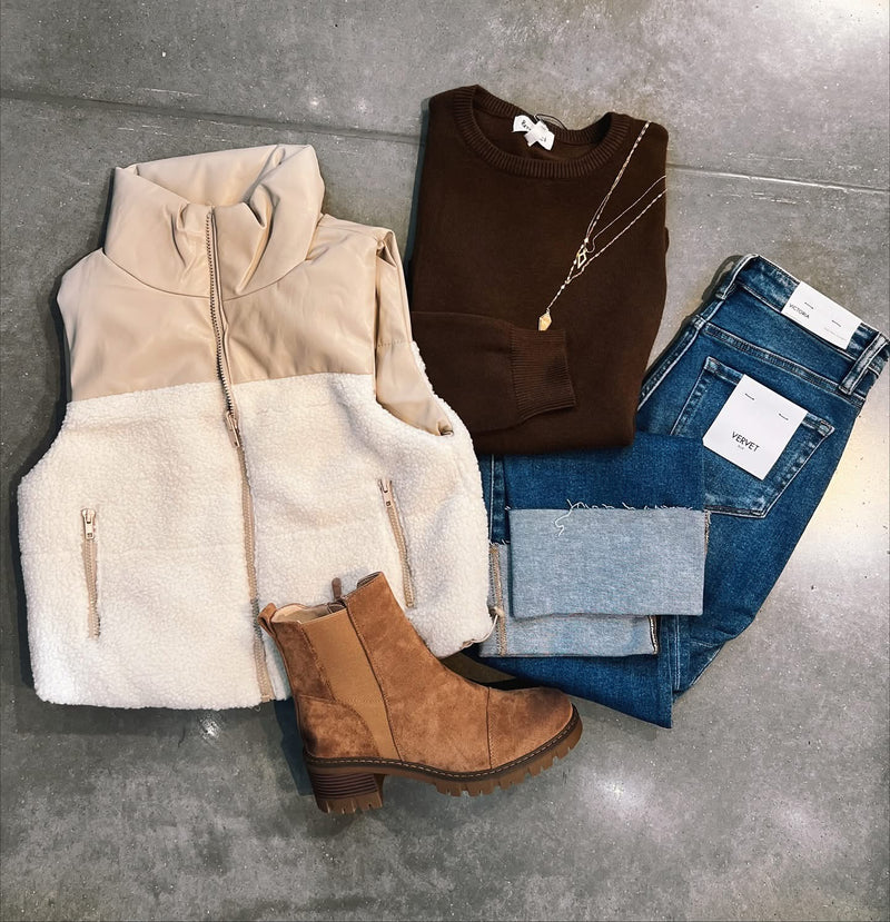 Reversible Sherpa Vest