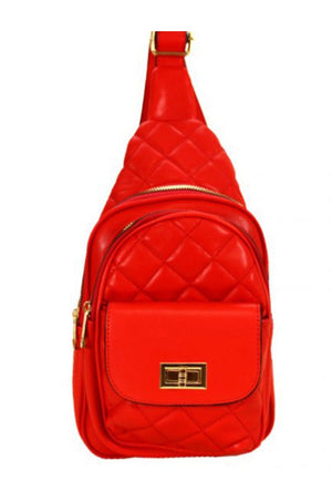 Red Crossover Back Pack