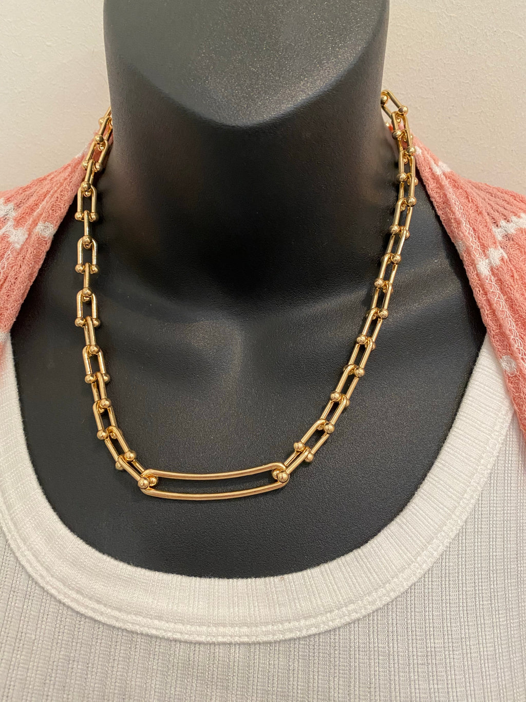 Chunky Chain Necklace in Gold
